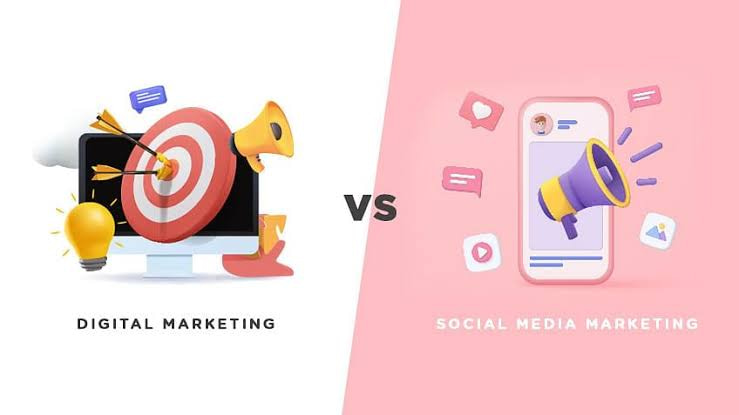 Difference between Digital Marketing an Social Media Marketing